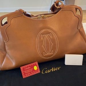 CARTIER, LARGE,MARCELLO TABACCO PURSE